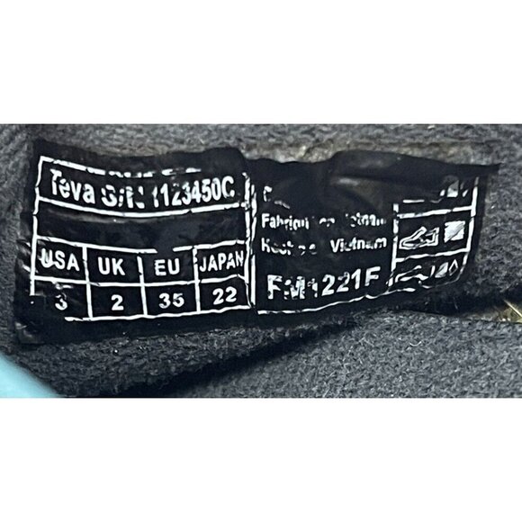 TEVA ReEmber Moc Slip-On Casual Shoe Blue Multicolor Big Kids Size US 3 EUR 35 - Picture 7 of 9